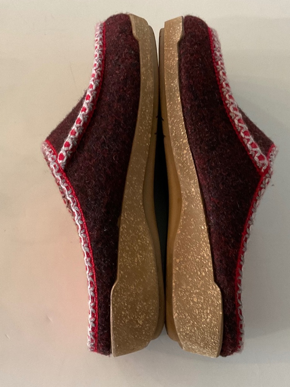 TAOS FOOTWEAR Women's Woolma Clog in Deep Red Size EU 41/ 10-10.5 LIKE NEW - Picture 4 of 8